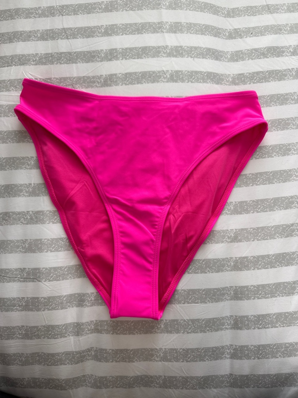 High-Cut Women’s Bikini Bottom in Vibrant Pink